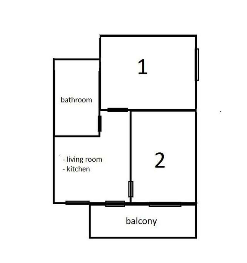 Apartment Rosa 1 ロヴィニ エクステリア 写真